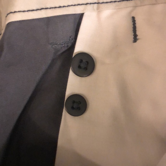 NWT Lands End Canvas Men’s Plain Front Straight Fit Steel Gray Chinos - 34 x 30 - Picture 15 of 15